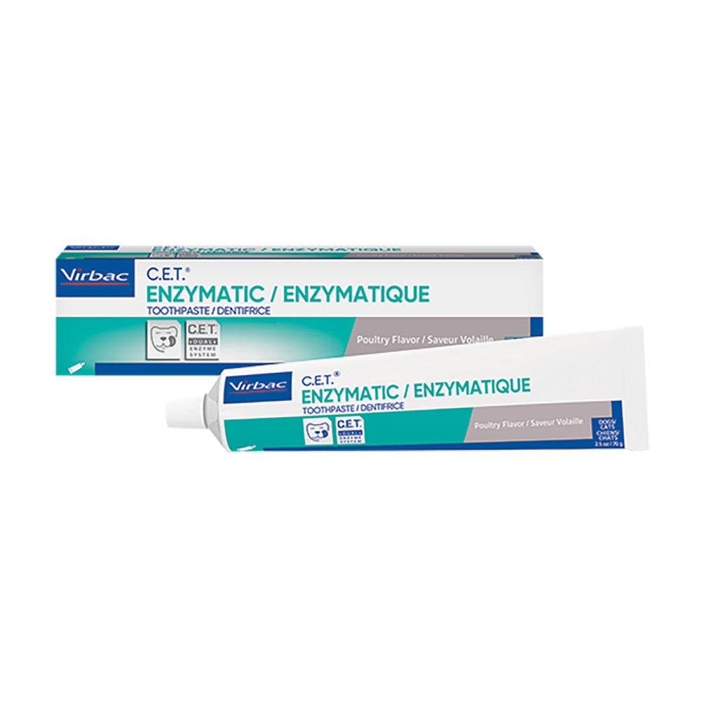 Virbac C.E.T. Enzymatic Dog Toothbrush Fingerbrush & Toothpaste for Cats & Dogs