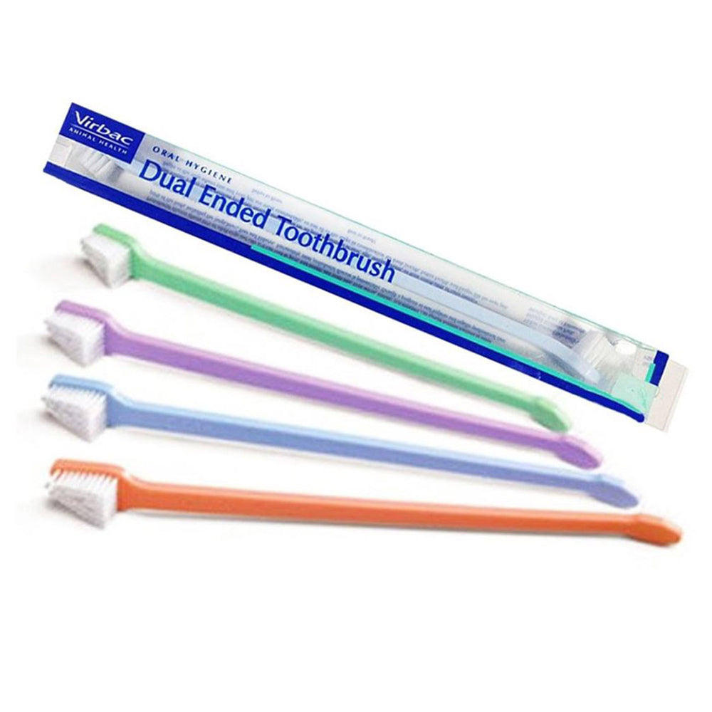 Virbac C.E.T. Enzymatic Dog Toothbrush Fingerbrush & Toothpaste for Cats & Dogs
