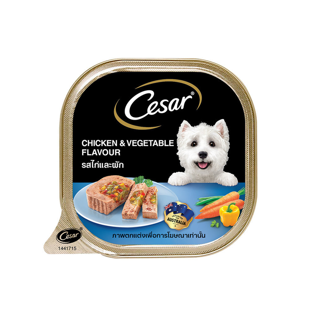 Cesar Dog Tray 100g & Naturally Crafted 85g Wet Dog Food