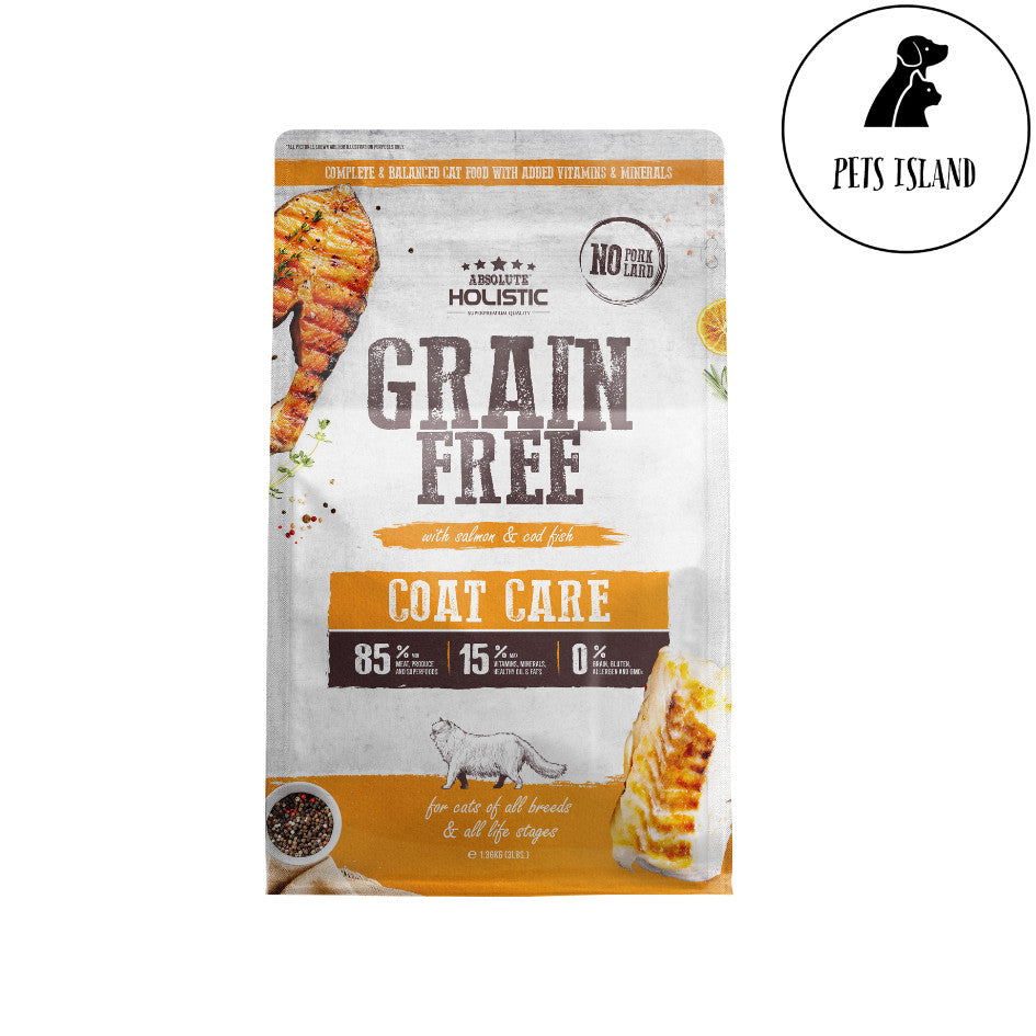 Absolute Holistic Grain Free Dry Cat Food 3lbs (1.36kg) | Small Bag