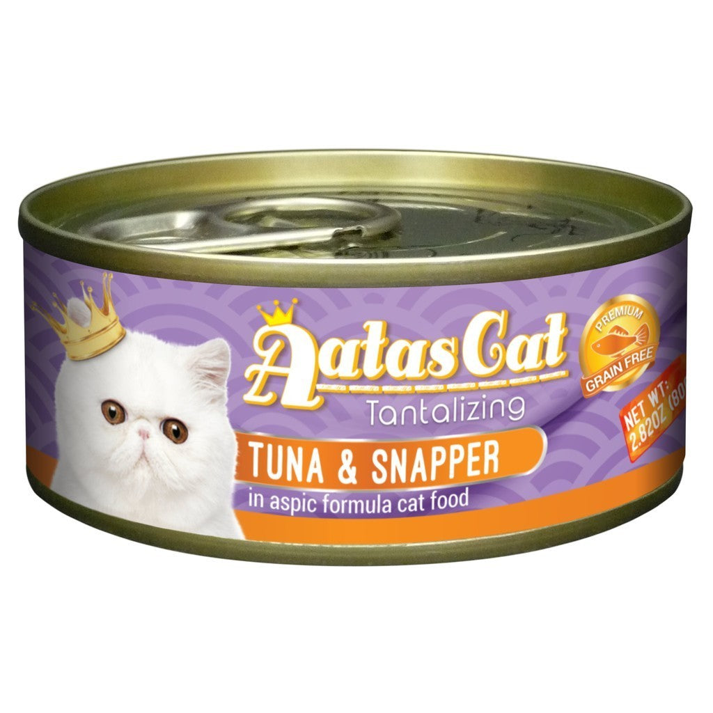 Aatas Cat Tantalizing Tuna Wet Cat Canned Food 80g