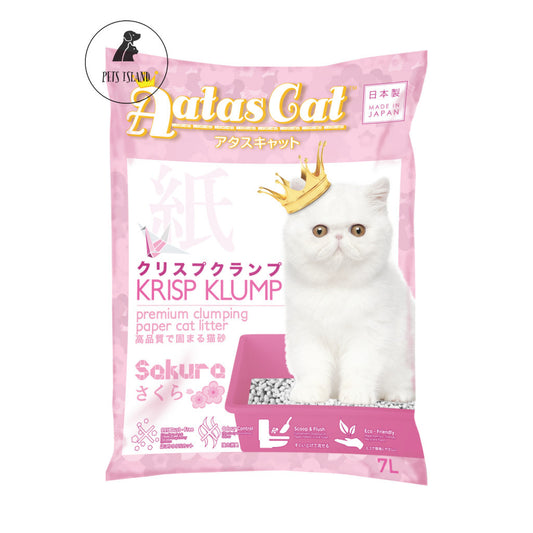 2 FOR $22.90: Aatas Cat Krisp Klump Paper Cat Litter 7L