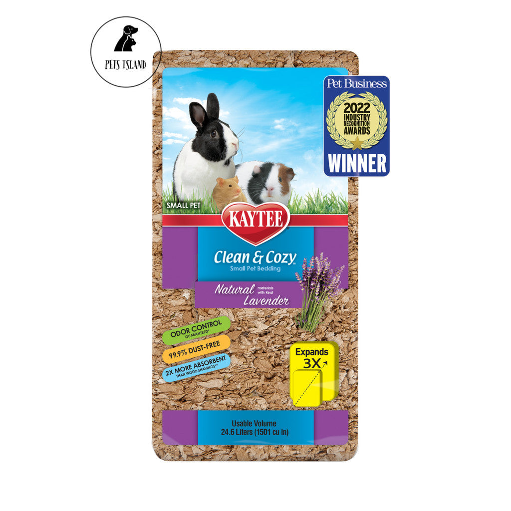 Kaytee Clean & Cozy Bedding for Small Pets 24.6L - Hamsters, Rabbits & Guinea Pig