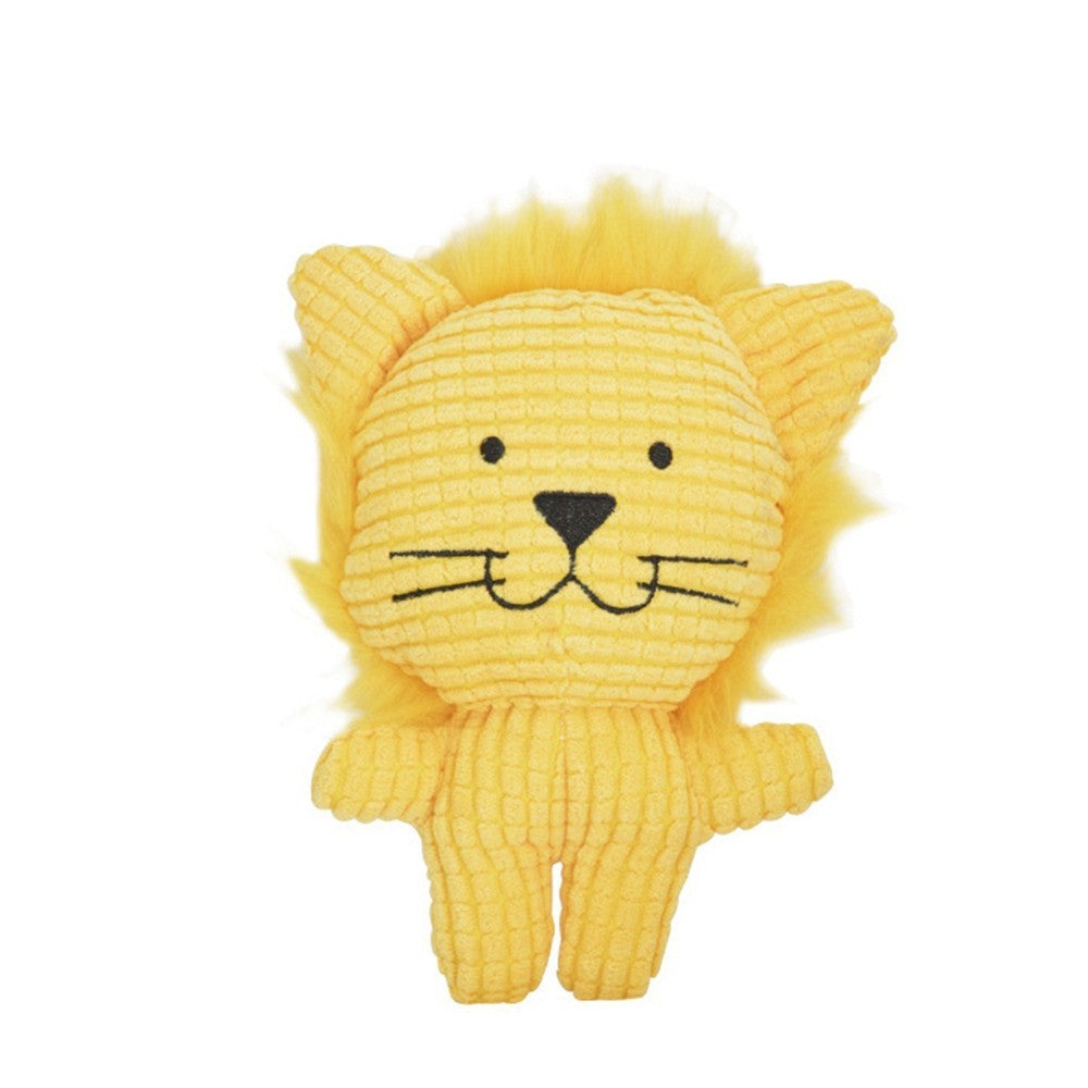 Interactive Squeaky Plush Dog Toys Cute Animal Toys Bite Resistant Dog Toy