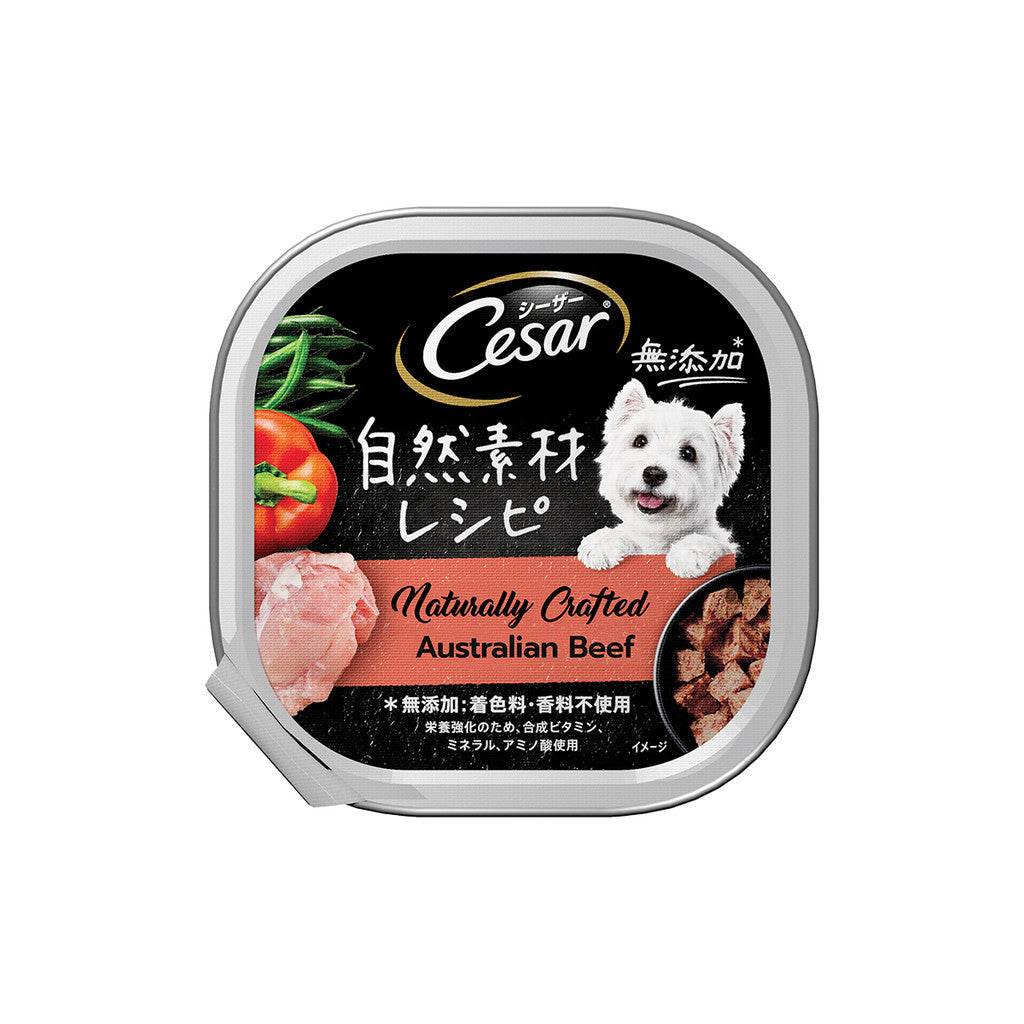 Cesar Dog Tray 100g & Naturally Crafted 85g Wet Dog Food
