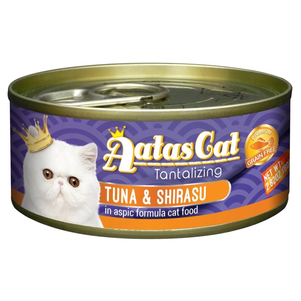 Aatas Cat Tantalizing Tuna Wet Cat Canned Food 80g