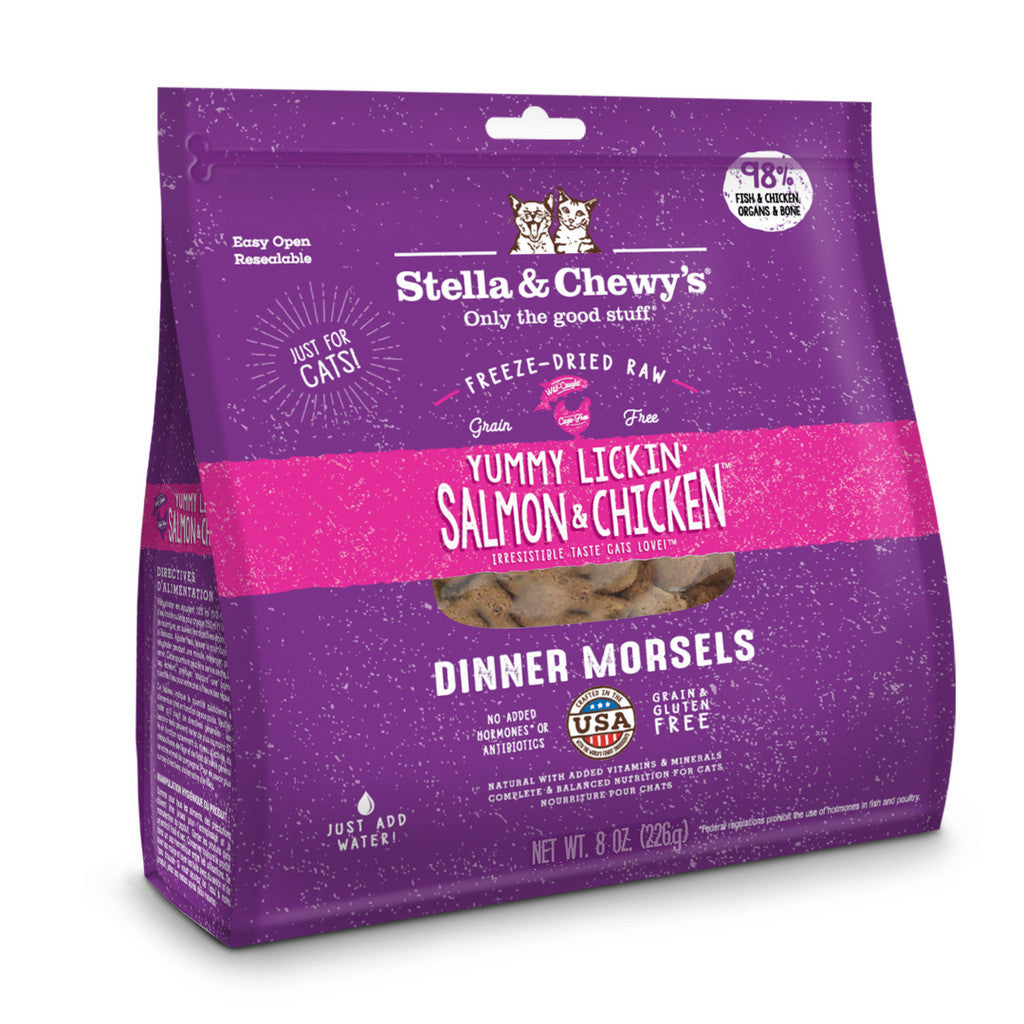 Stella & Chewy Freeze Dried Raw Dinner Morsels Cat Food 8oz