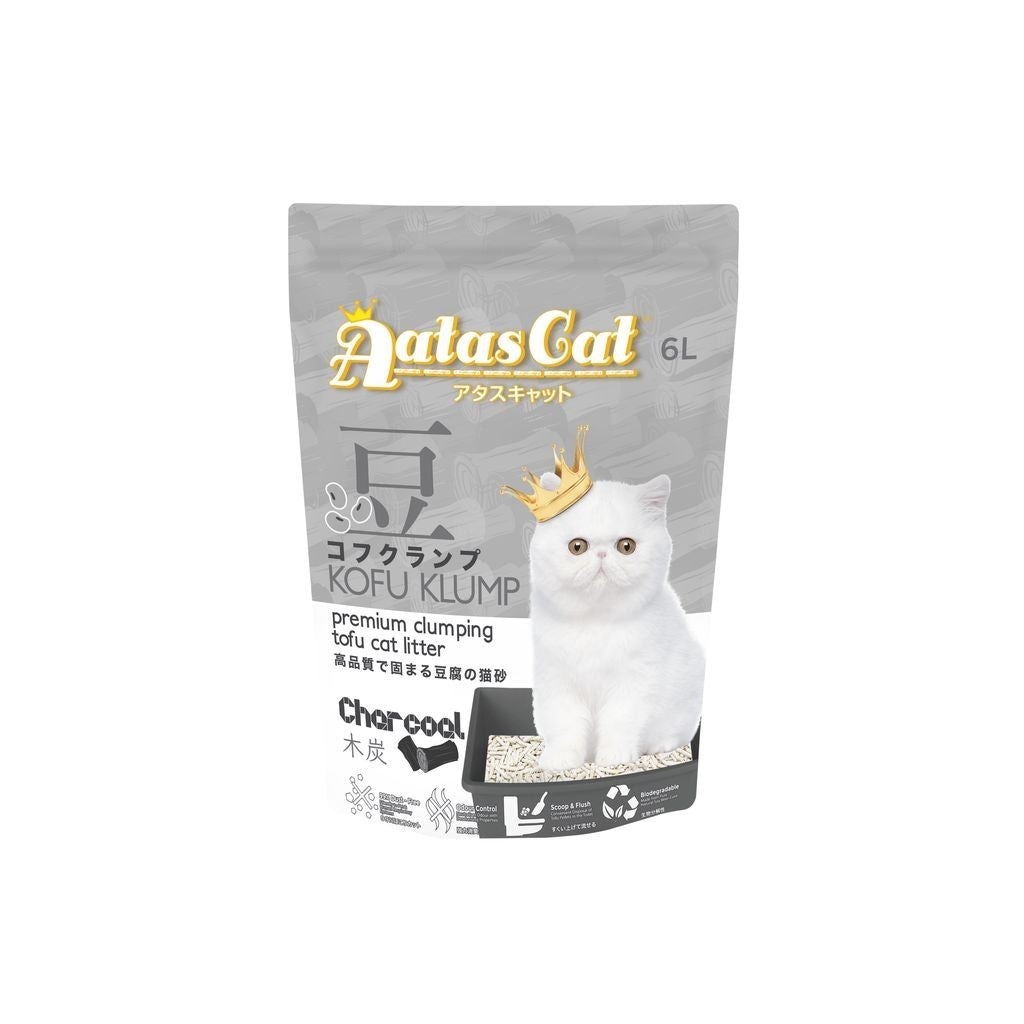 4 FOR $26.70: Aatas Cat Kofu Klump Tofu Cat Litter 6L