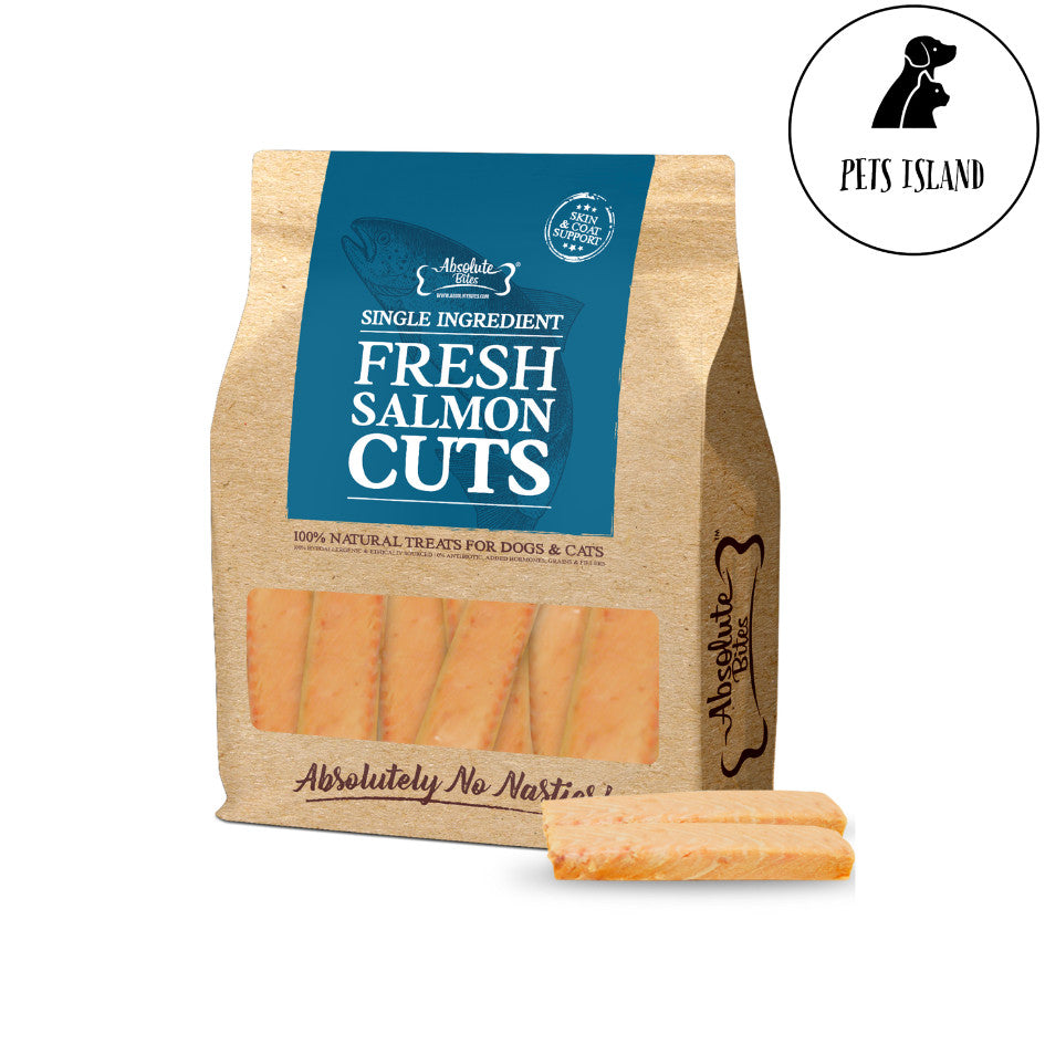 Absolute Bites Single Ingredient Fresh Cut Treats for Cats & Dogs (12 pcs)