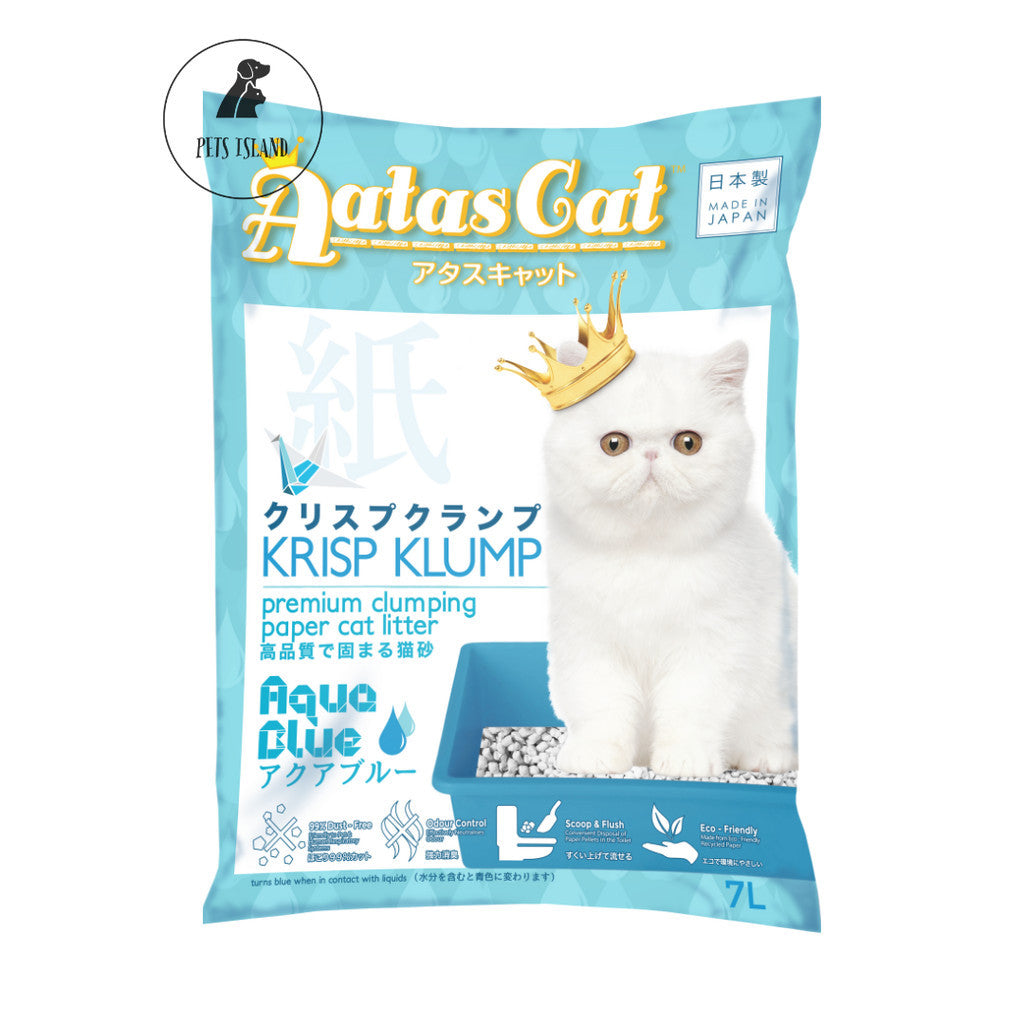 2 FOR $22.90: Aatas Cat Krisp Klump Paper Cat Litter 7L