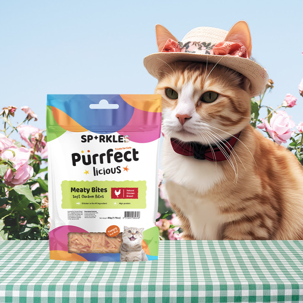 Sparkles Purrfectlicious Cat Treats Crunchy & Creamy, Meaty Bites, Freeze Dried (12 flavours)