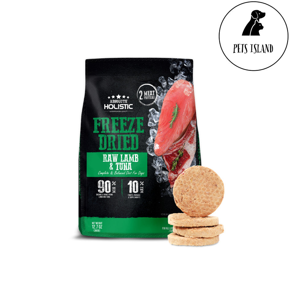 Absolute Holistic Freeze Dried Raw Dog Food Patties (12.7oz)