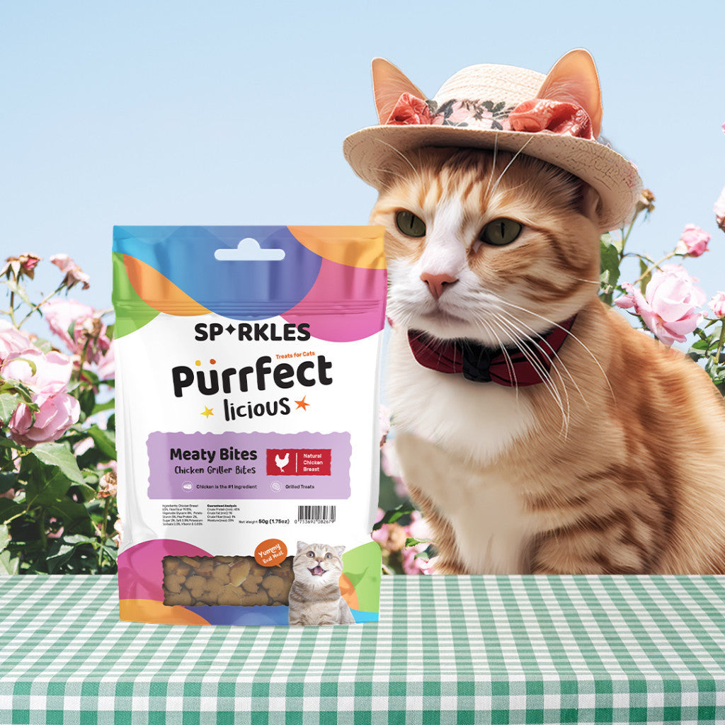 Sparkles Purrfectlicious Cat Treats Crunchy & Creamy, Meaty Bites, Freeze Dried (12 flavours)