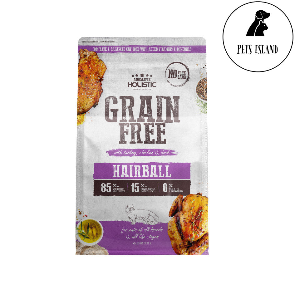 Absolute Holistic Grain Free Dry Cat Food 3lbs (1.36kg) | Small Bag
