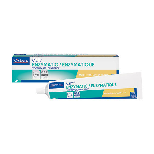 Virbac C.E.T. Enzymatic Dog Toothbrush Fingerbrush & Toothpaste for Cats & Dogs