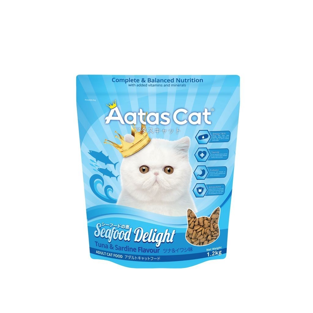 Aatas Cat Delight Complete & Balanced Dry Cat Food 1.2kg