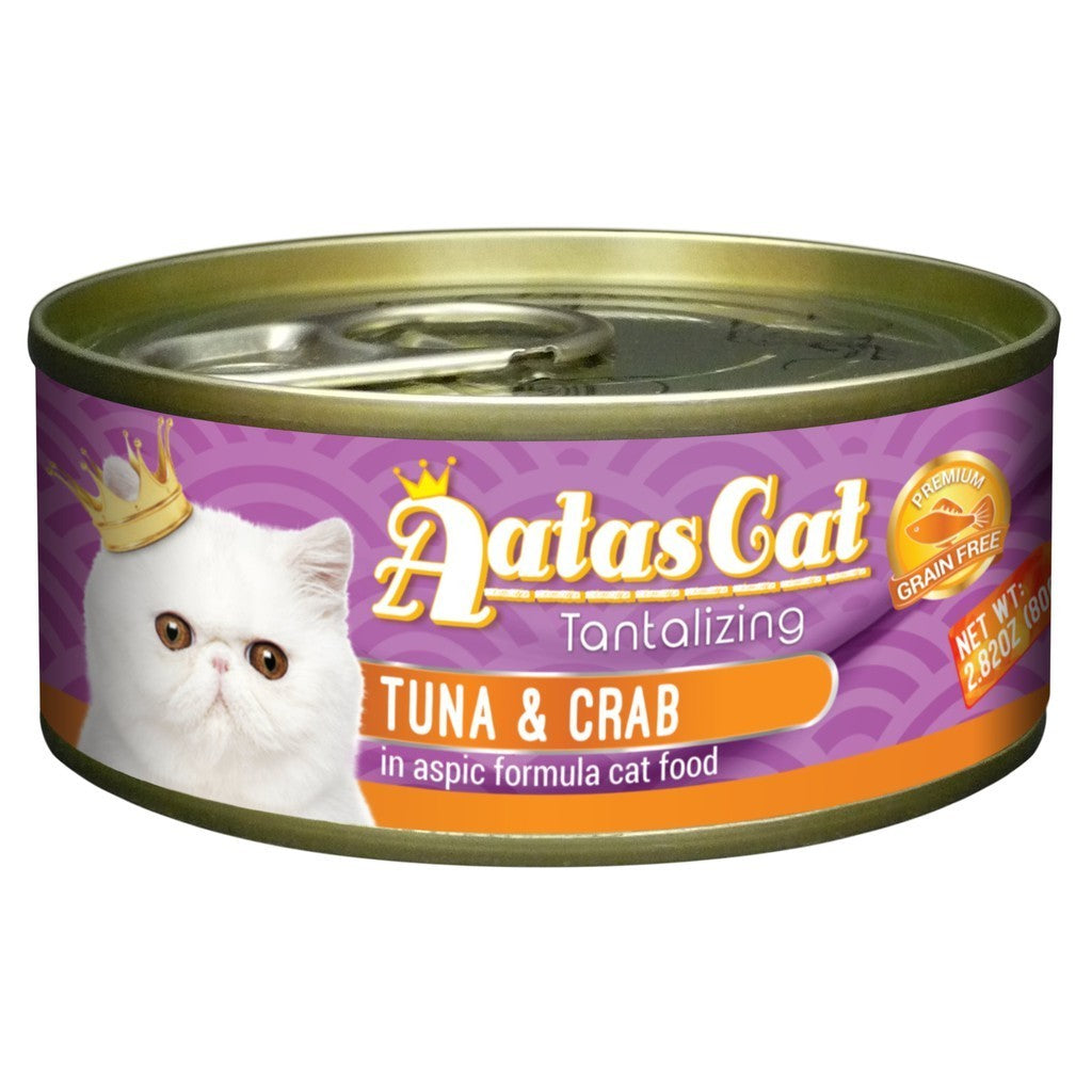 Aatas Cat Tantalizing Tuna Wet Cat Canned Food 80g