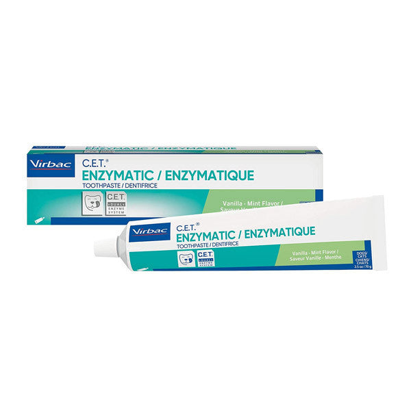 Virbac C.E.T. Enzymatic Dog Toothbrush Fingerbrush & Toothpaste for Cats & Dogs