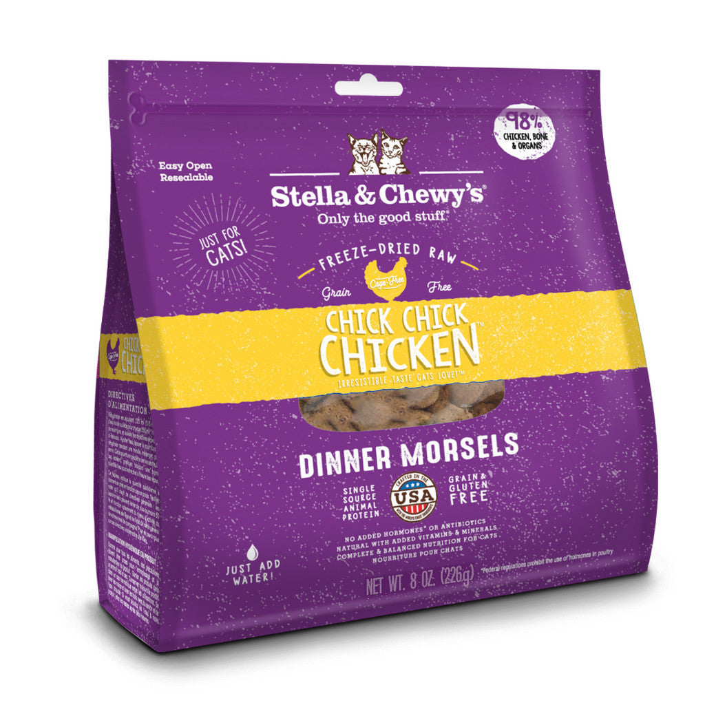 Stella & Chewy Freeze Dried Raw Dinner Morsels Cat Food 8oz