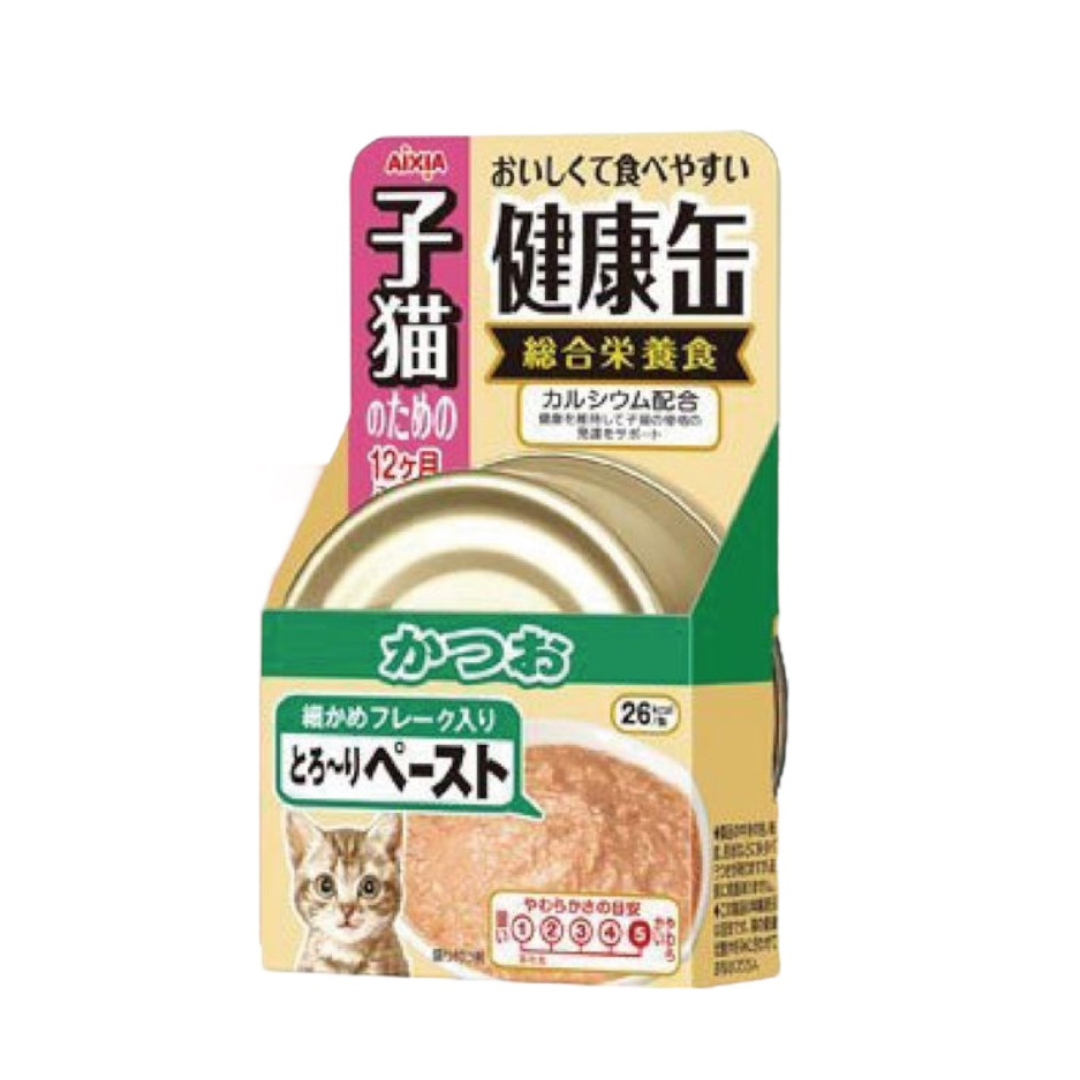 Aixia Kenko-Can Skipjack Tuna Paste Kitten Canned Cat Food 40g