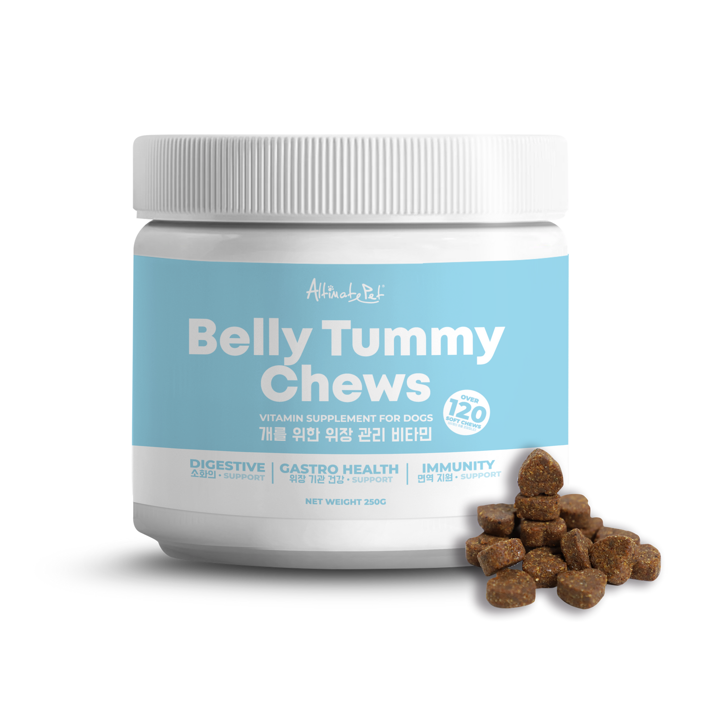 Altimate Pet Belly Tummy Dog Supplement Chews 250g