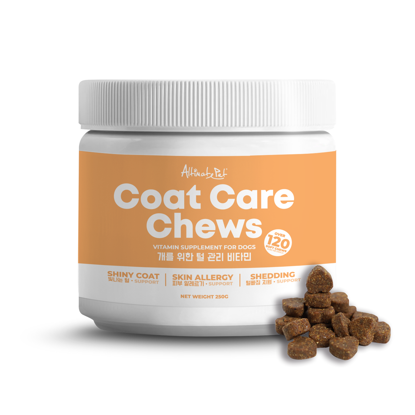 Altimate Pet Coat Care Dog Supplement Chews 250g