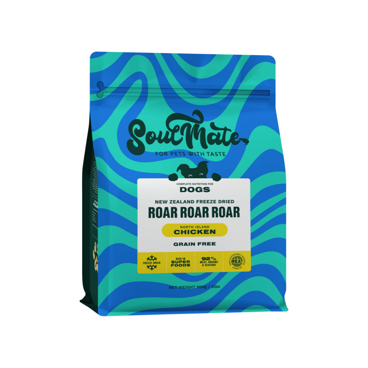 SoulMate RRR Chicken Freeze Dried Dog Food 900g