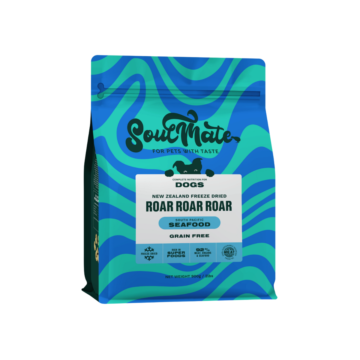 SoulMate RRR Seafood Freeze Dried Dog Food 900g