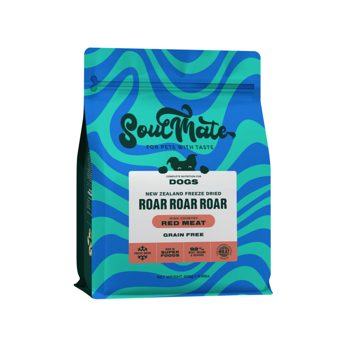 SoulMate RRR Red Meat Freeze Dried Dog Food 400g