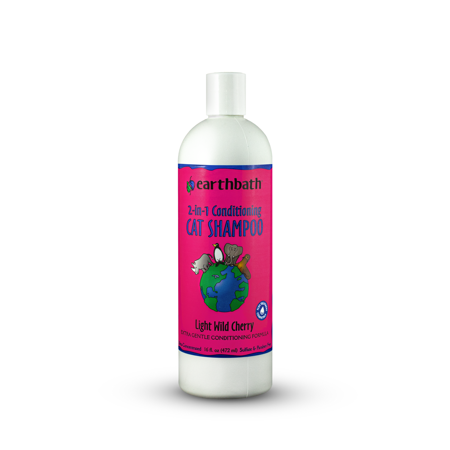 Earthbath 2 In 1 Conditioning Cat Shampoo 16oz