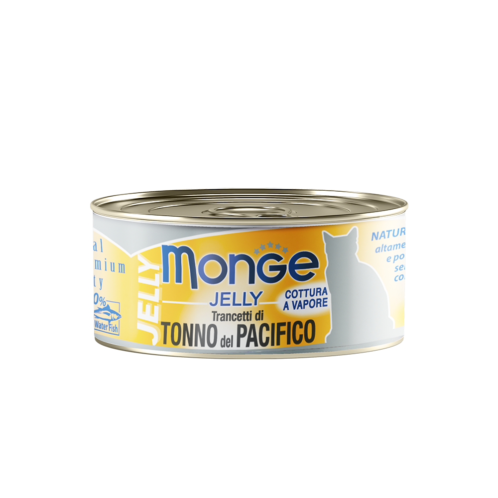 Monge Yellowfin Tuna in Jelly Canned Cat Food 80g