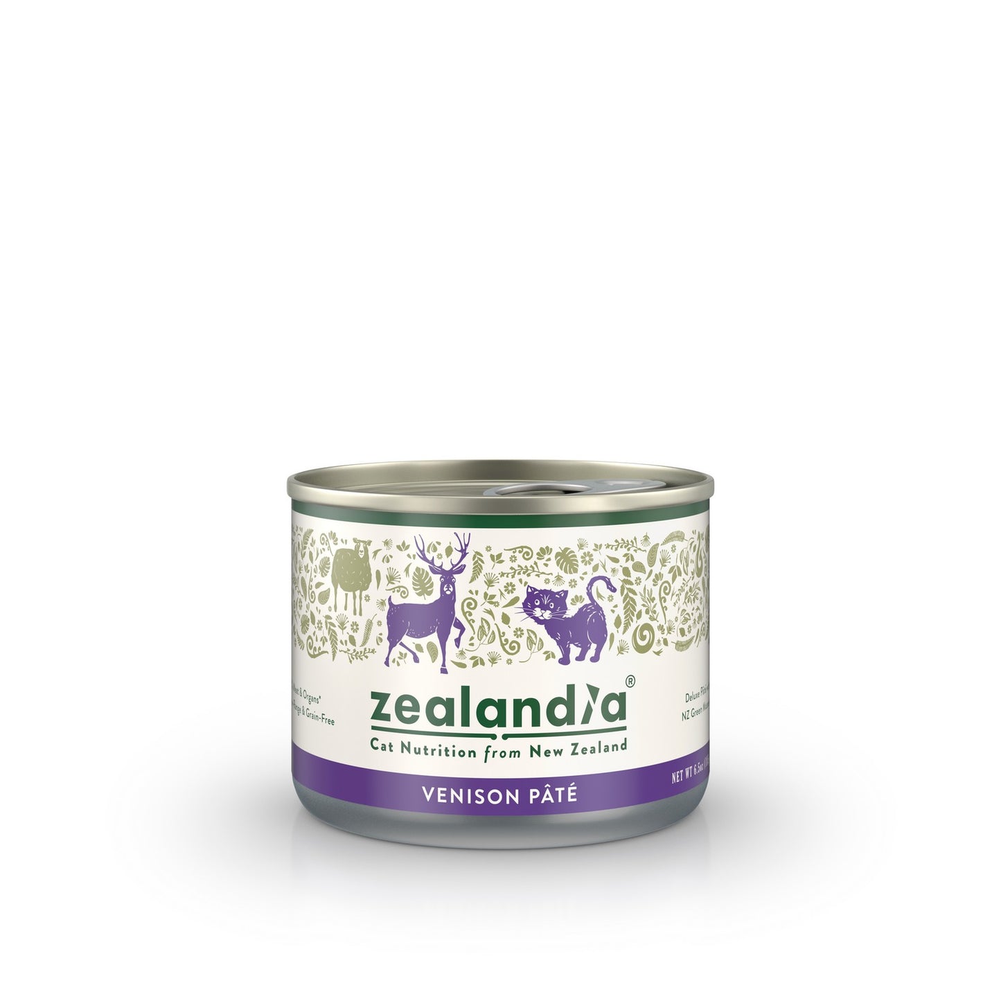 Zealandia Wild Venison Adult Canned Cat Food 185g