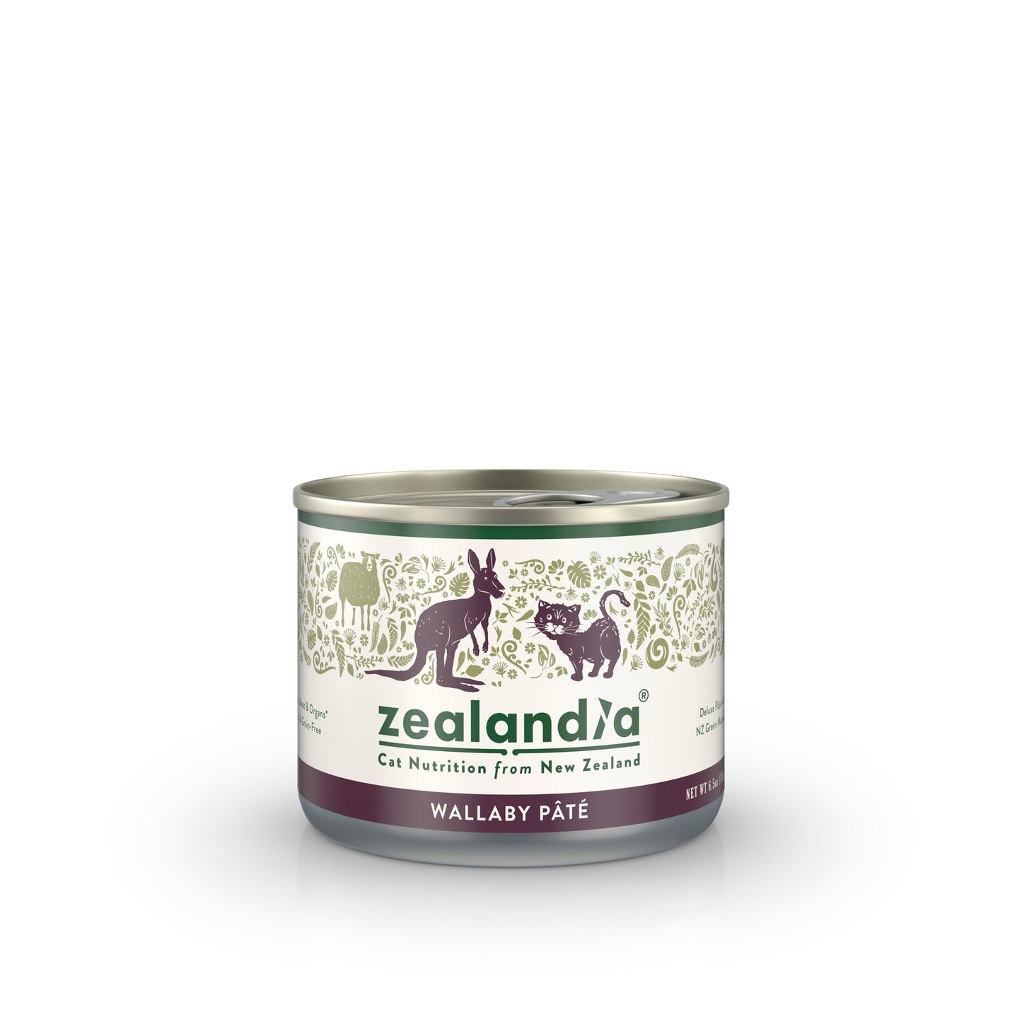 Zealandia Wild Wallaby Pate Adult Canned Cat Food 170g