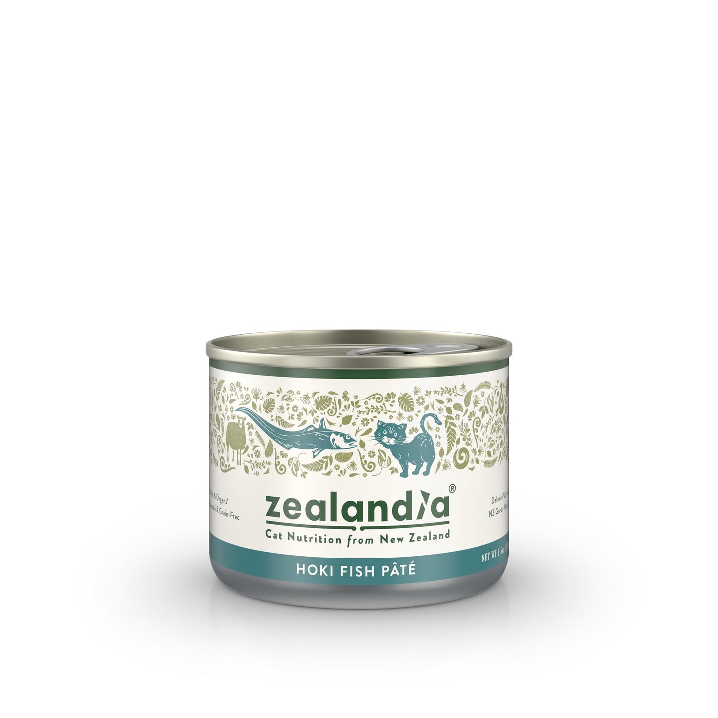 Zealandia Hoki Adult Canned Cat Food 185g