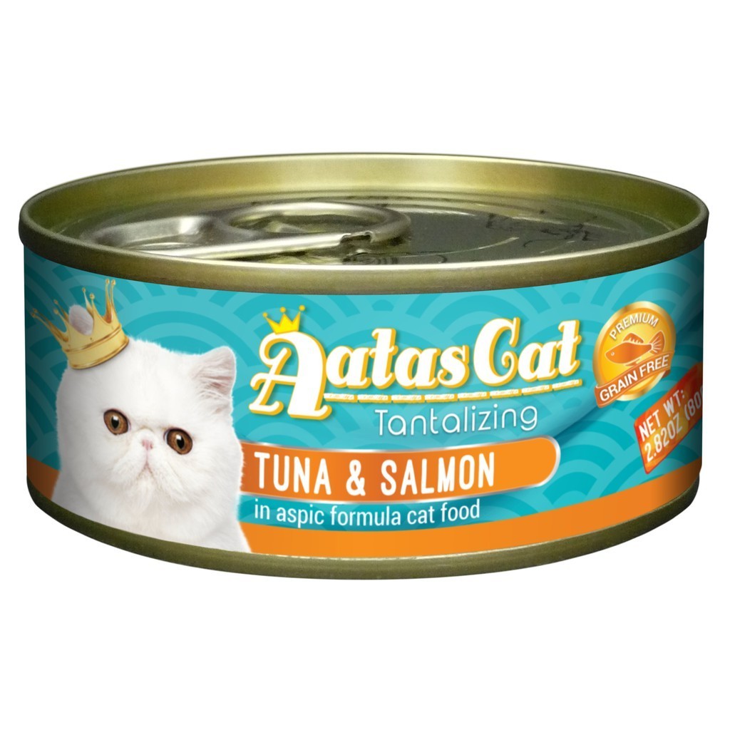 Aatas Cat Tantalizing Tuna Wet Cat Canned Food 80g