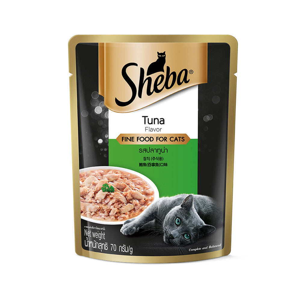 Sheba Pouch Assorted Wet Food Pouch 70g Cat Food