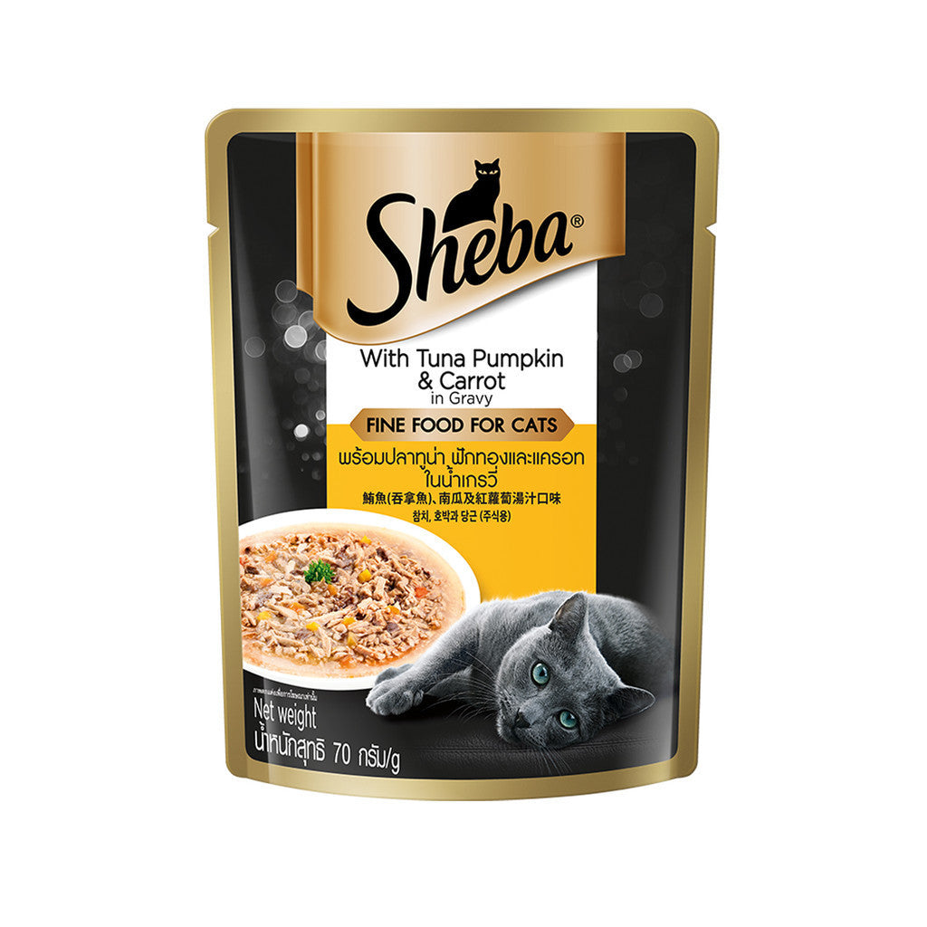 Sheba Pouch Assorted Wet Food Pouch 70g Cat Food
