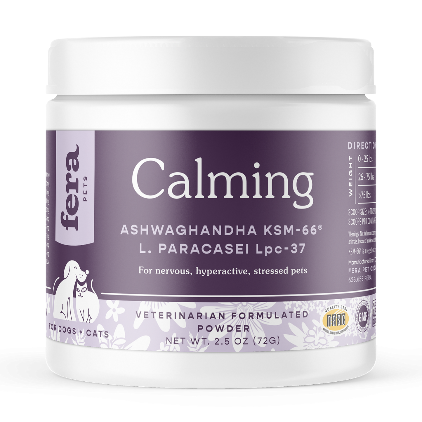 Fera Pet Calming Support For Cats & Dogs 2.1oz