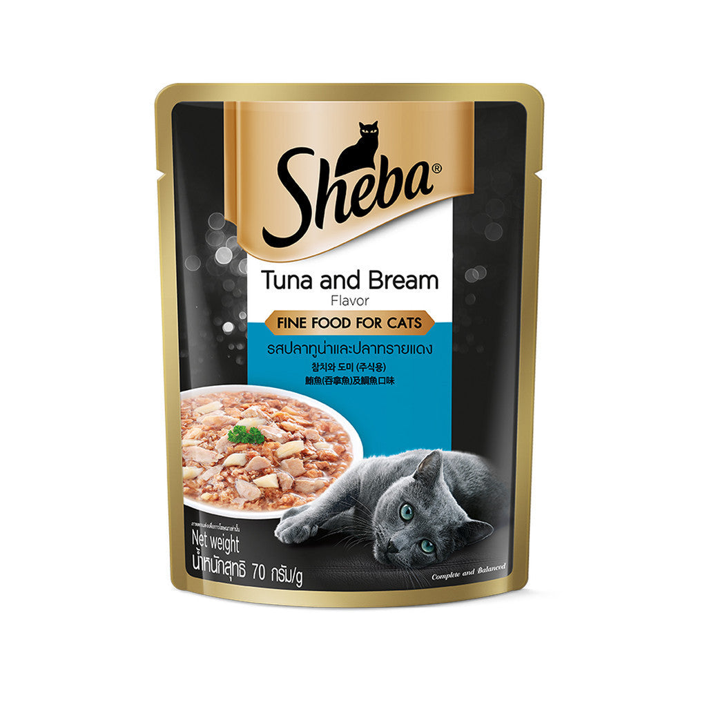 Sheba Pouch Assorted Wet Food Pouch 70g Cat Food