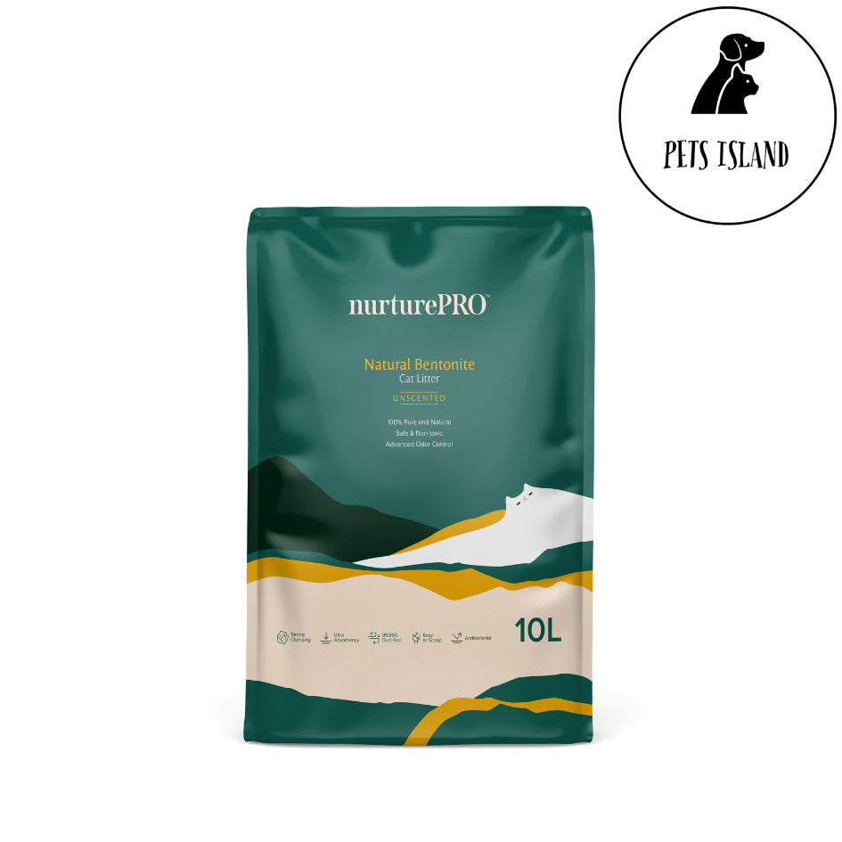 NurturePRO Natural Bentonite Cat Litter 10L