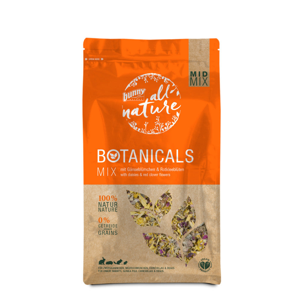20% OFF BUNDLE DEAL: Bunny Nature Botanical Mid Mix Food & Snacks for Rabbits, Guinea Pigs, Chinchillas & Hamsters