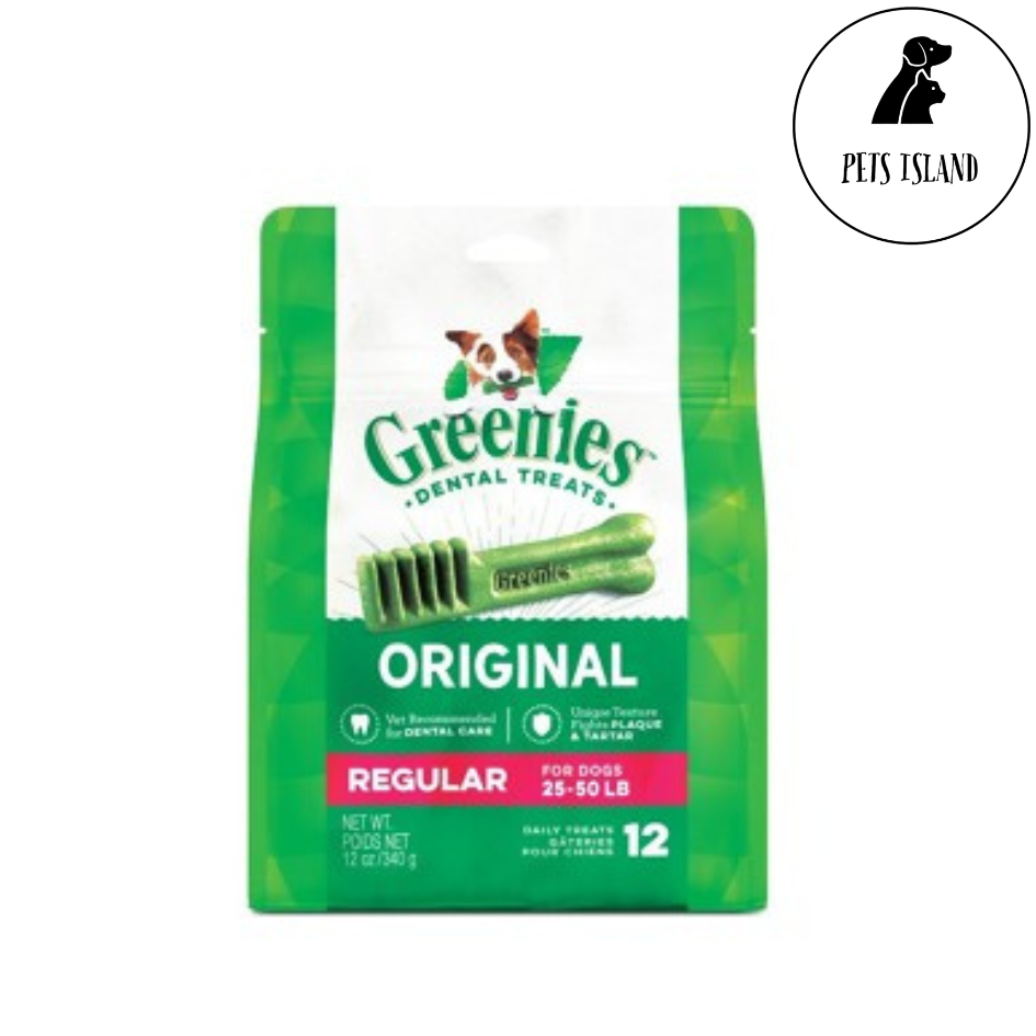 Greenies TreatPak Dental Treats & Chews for Dogs 4 Sizes - Teenie, Petite, Regular, Large