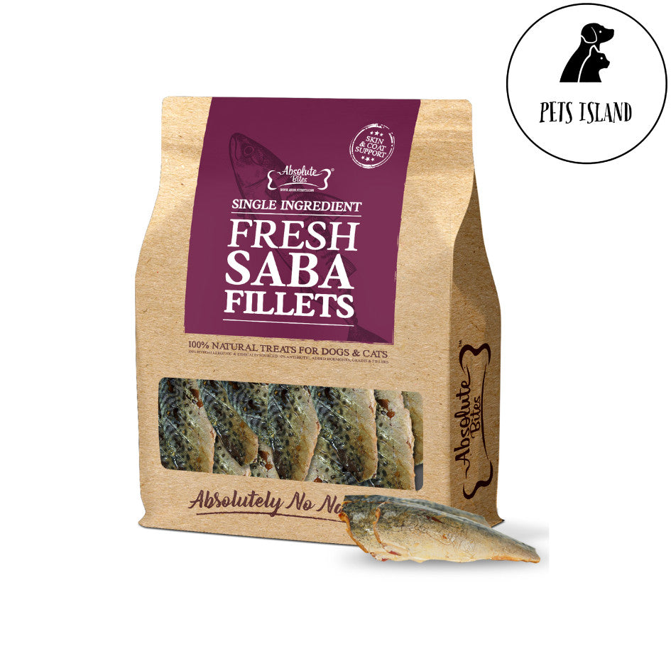 Absolute Bites Single Ingredient Fresh Cut Treats for Cats & Dogs (12 pcs)