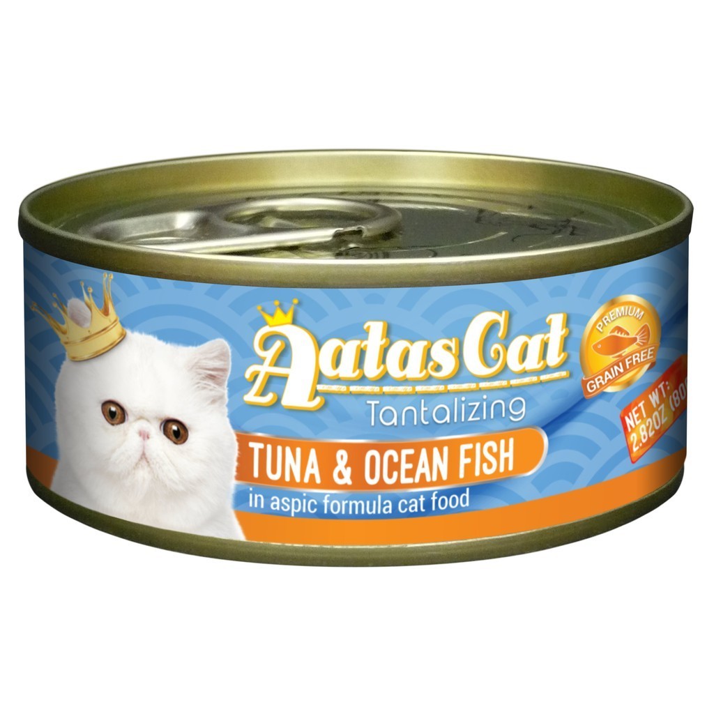 Aatas Cat Tantalizing Tuna Wet Cat Canned Food 80g