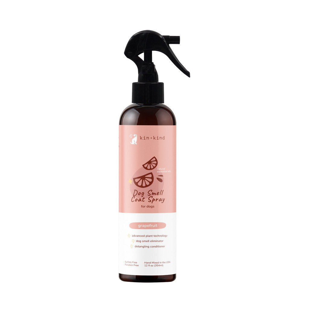 Kin+Kind Pet Coat Spray Deodorizing Spray for Cats & Dogs 12oz