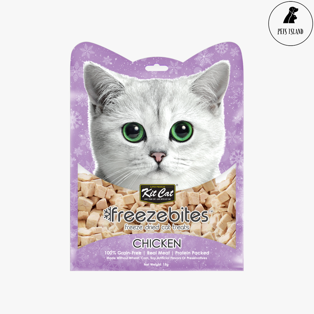 Kit Cat Freeze Bites Chicken Grain Free Cat Treats 15g