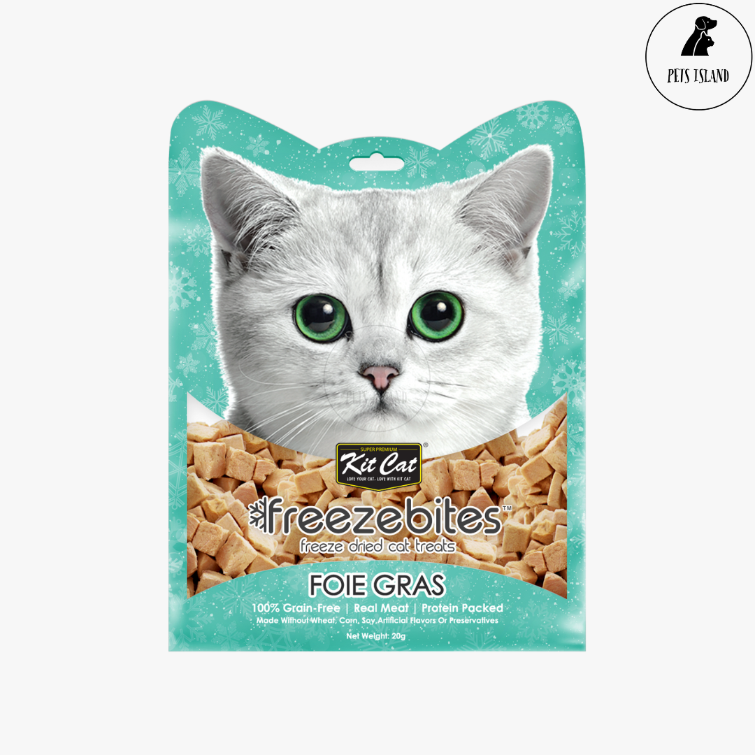 Kit Cat Freeze Bites Foie Gras Grain Free Cat Treats 15g