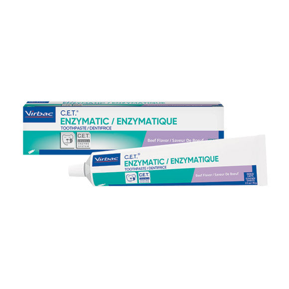 Virbac C.E.T. Enzymatic Dog Toothbrush Fingerbrush & Toothpaste for Cats & Dogs