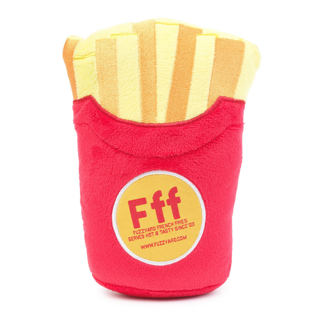 FuzzYard Fast Food French Fries Hamburger Plush Toys for Dogs