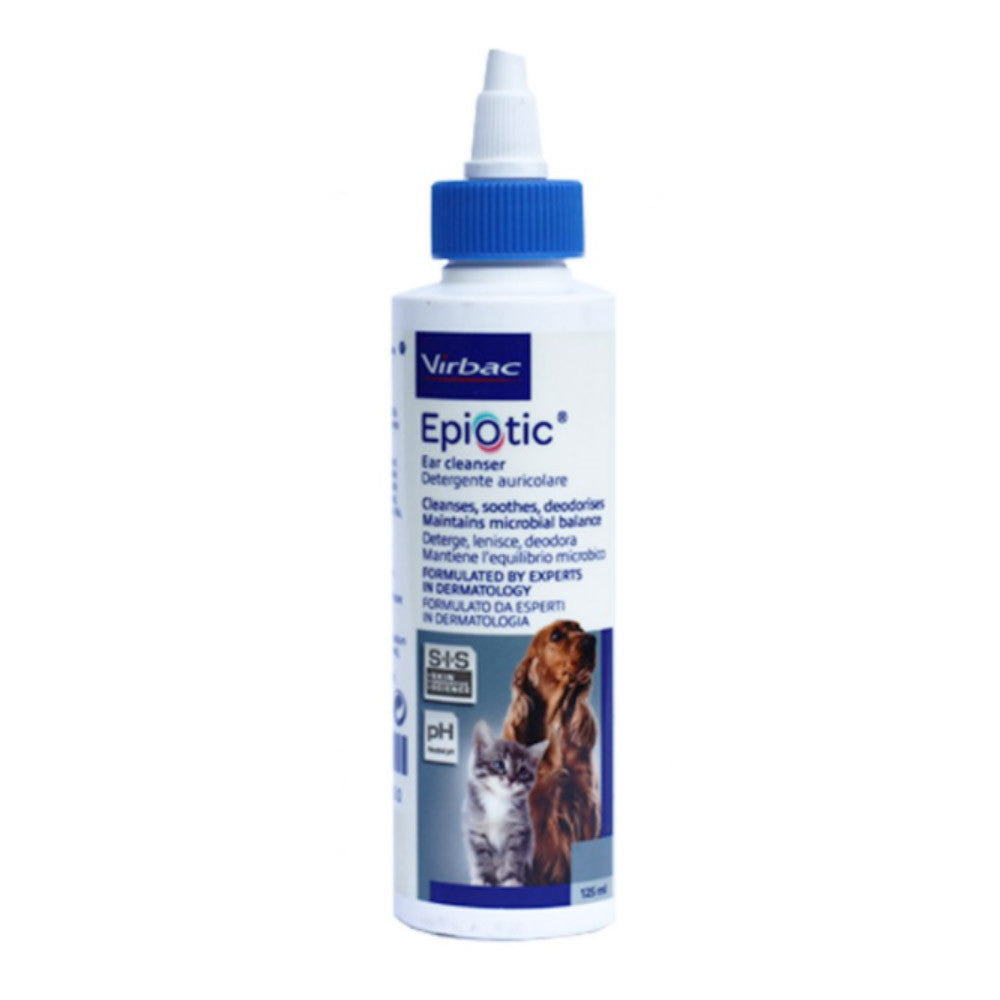 Virbac EpiOtic Ear Cleanser for Cats & Dogs 125ml
